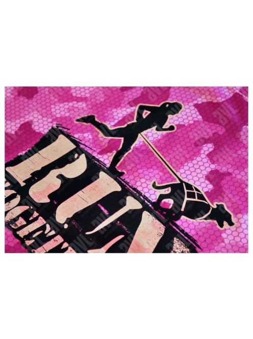 Kutyás ’Run Together’ női rózsaszín technikai póló