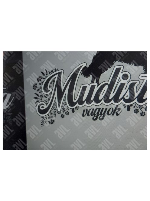 Mudista vagyok! szürke női póló