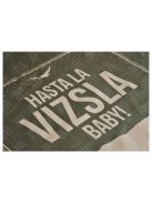 Vizsla ’Hasta la Vizsla’ unisex khaki póló (UTOLSÓ DARABOK)