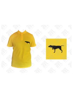 Vizsla ’Hasta la Vizsla’ unisex galléros póló