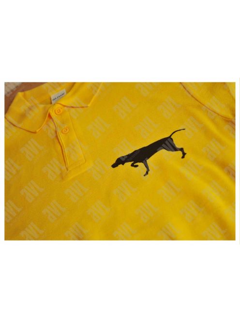 Vizsla ’Hasta la Vizsla’ unisex galléros póló (UTOLSÓ DARABOK)