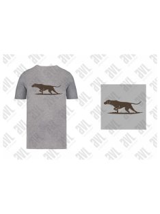 Vizsla szürke unisex póló