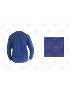 Agárfej mintás unisex kék pulóver