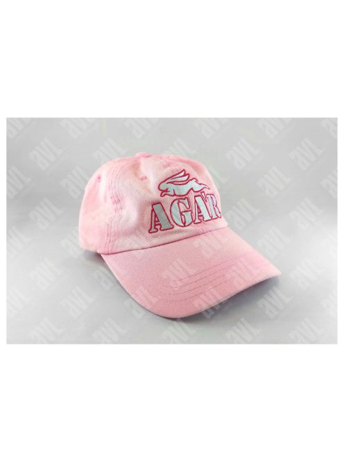 Agár nyuszis hímzett pink baseball sapka (UTOLSÓ DARABOK)