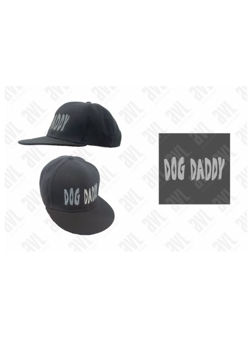 Dog Daddy hímzett szürke snapback sapka