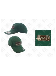 Vizsla feliratos hímzett sötétzöld baseball sapka