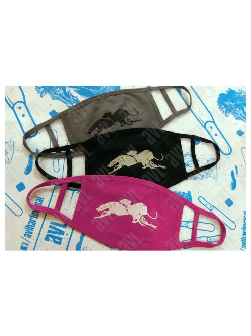 Agár mintás textil szájmaszk