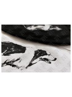 Border collie mintás textil szájmaszk