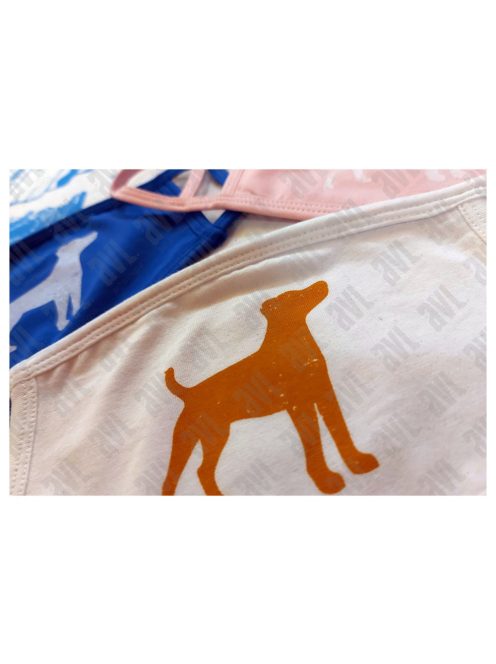 Jack Russel terrier mintás textil szájmaszk