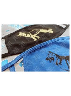Német juhászkutya mintás textil szájmaszk