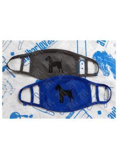 Schnauzer mintás textil szájmaszk