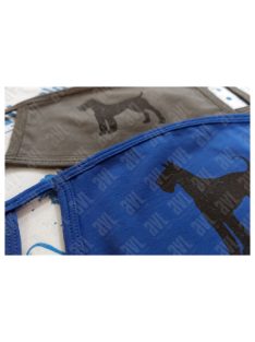 Schnauzer mintás textil szájmaszk